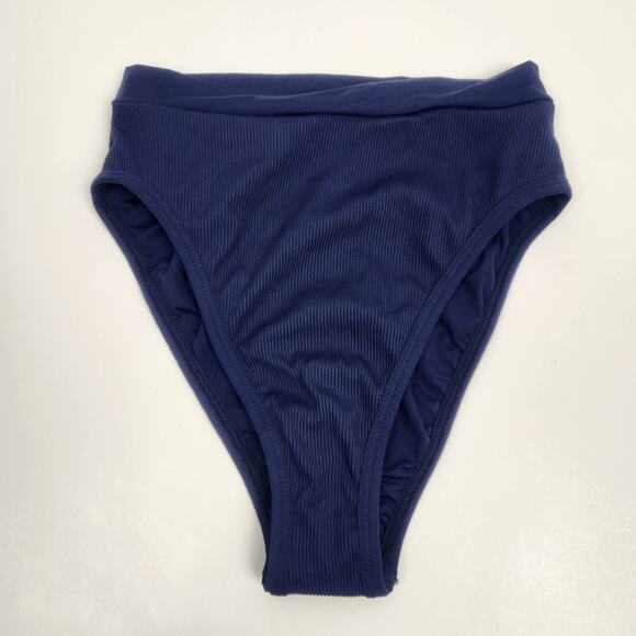 L*Space Frenchi Bikini Bottom Bitsy Cut in Dark Blue Size XS NWT - Picture 2 of 5